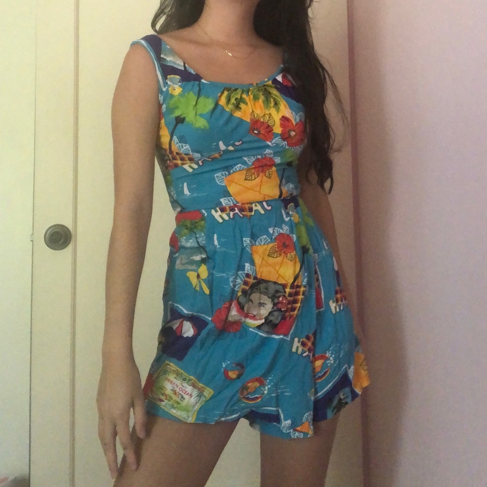 Vintage Tacky Tourist Romper
